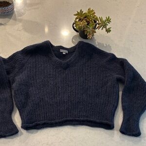 J. Crew navy V-Neck Sweater sz L